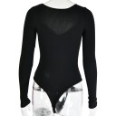 Ladies' Bodysuit with Deep Neckline 8