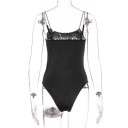 Ladies' Bodysuit with Thin Straps B695 6