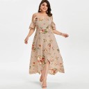 Ladies' Boho Dresses in Plus Sizes 6