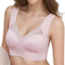 Ladies' Bra with Moulded Cups without Underwire Comfortable for Everyday Wear Smooth Construction Discreet Design 2