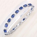Ladies' Bracelet with Blue Stones 1