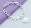Ladies' Bracelet with Four-Leaf Clover Pendant 1