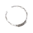 Ladies' Bracelet with Large Links and Rings 1