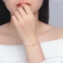 Ladies' Bracelet with Rose Quartz 1