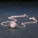 Ladies' Bracelet with Rose Quartz 3