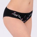 Ladies' Brazilian Briefs with Floral Print - 5 Pieces 9