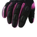 Ladies' Breathable Full-Finger Motorcycle Gloves with Touch Function, Mesh Back and Reinforced Palm for Riding 7