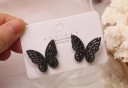 Ladies' Butterfly Earrings with Zirconia 6