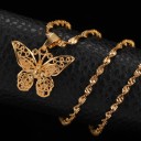 Ladies' Butterfly Necklace D147 2