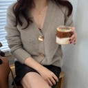 Ladies' Button Sweater A2946 4