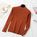 Ladies' Buttoned Sweater G252 3