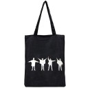 Ladies' Canvas Bag with Cartoon Character Print Simple Bag with Two Long Handles Made of Canvas and Polyester Dimensions 34 x 39 cm 4
