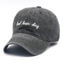 Ladies' Cap with Embroidered Logo Cotton in a Faded Vintage Look Ventilation Eyelets Adjustable Strap with Buckle Head Circumference 55 to 60 1