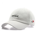 Ladies' Cap with Embroidered Script and Heart Cotton Baseball Cap with Adjustable Strap Head Circumference 55 to 60 cm 1