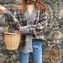 Ladies' Cardigan with Buttons A2335 4