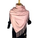 Ladies' Cashmere Scarf 200 x 70 cm Large Solid-Coloured Scarf with Fringes at the Ends Elegant Wrap for the Shoulders or Scarf Around 16