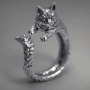 Ladies' Cat Ring D2747 1