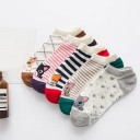 Ladies' Cat Socks - 5 Pairs 1