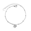 Ladies' Chain Bracelet with Maple Leaf 1