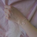 Ladies' Chain Bracelet with Moon H143 3