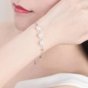 Ladies' Chain Bracelet with Pearls H115 2