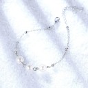 Ladies' Chain Bracelet with Pearls P197 6