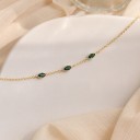 Ladies' Chain Bracelet with Stones H158 2