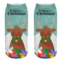 Ladies' Christmas Socks with 3D Print 1