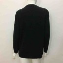 Ladies' Christmas Sweater KISS ME - Black 6