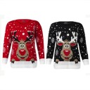 Ladies' Christmas Sweater with Reindeer J1227 4