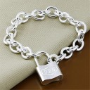Ladies' Chunky Bracelet with Lock 1