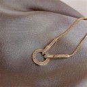 Ladies' Circle Bracelet with Stones 4