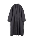 Ladies' Coat with Buttons on the Back - Black 1