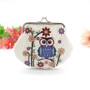 Ladies' Coin Purse with Owl Print J496 2