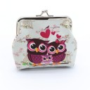 Ladies' Coin Purse with Owl Print J496 5