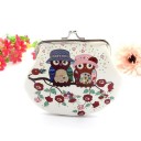 Ladies' Coin Purse with Owl Print J496 6