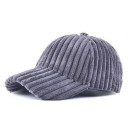 Ladies' Corduroy Cap with Wide Ribs Soft Velvet Surface Baseball Shape Curved Brim Head Circumference 56 to 58 cm 9