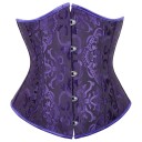 Ladies' Corset Front Fastening Back Lacing Plain with Patterns Polyester Spandex Elegant Shaping Top 23
