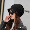 Ladies' Cotton Cap with a Short Peak and an Opening for Hair at the Back Loose Fit with Soft Gathers Head Circumference 56 to 60 cm 1