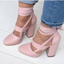 Ladies' Court Shoes Made of Synthetic Leather 9