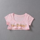 Ladies' Crop Top Yes Daddy 3