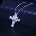 Ladies' Cross Necklace D161 18