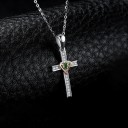 Ladies' Cross Pendant with Heart 4