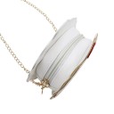 Ladies' crossbody bag in the shape of a sweet treat Gold chain over the shoulder Zip fastening Made of PU leather and polyester 4