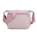 Ladies' crossbody shoulder bag with zip pockets Wide adjustable strap Nylon and polyester 24 x 20 x 14 cm Everyday use 10