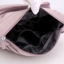 Ladies' crossbody shoulder bag with zip pockets Wide adjustable strap Nylon and polyester 24 x 20 x 14 cm Everyday use 11
