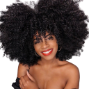 Ladies Curly Wig N899 1