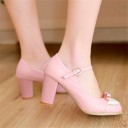 Ladies' Cute Heart Pumps J1757 9