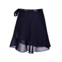 Ladies' Dance Wrap Skirt with Light Sheer Polyester Layer for Ballet Dance and Performances 6