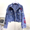 Ladies' Decorative Denim Jacket A1893 1